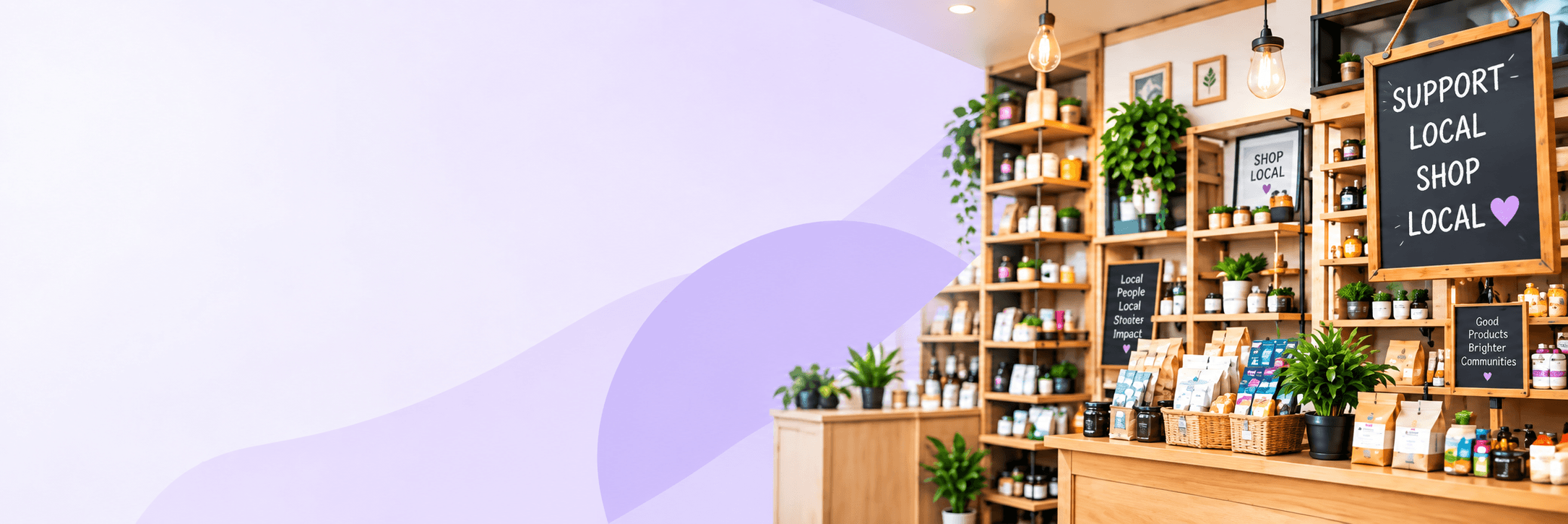 Local shop background