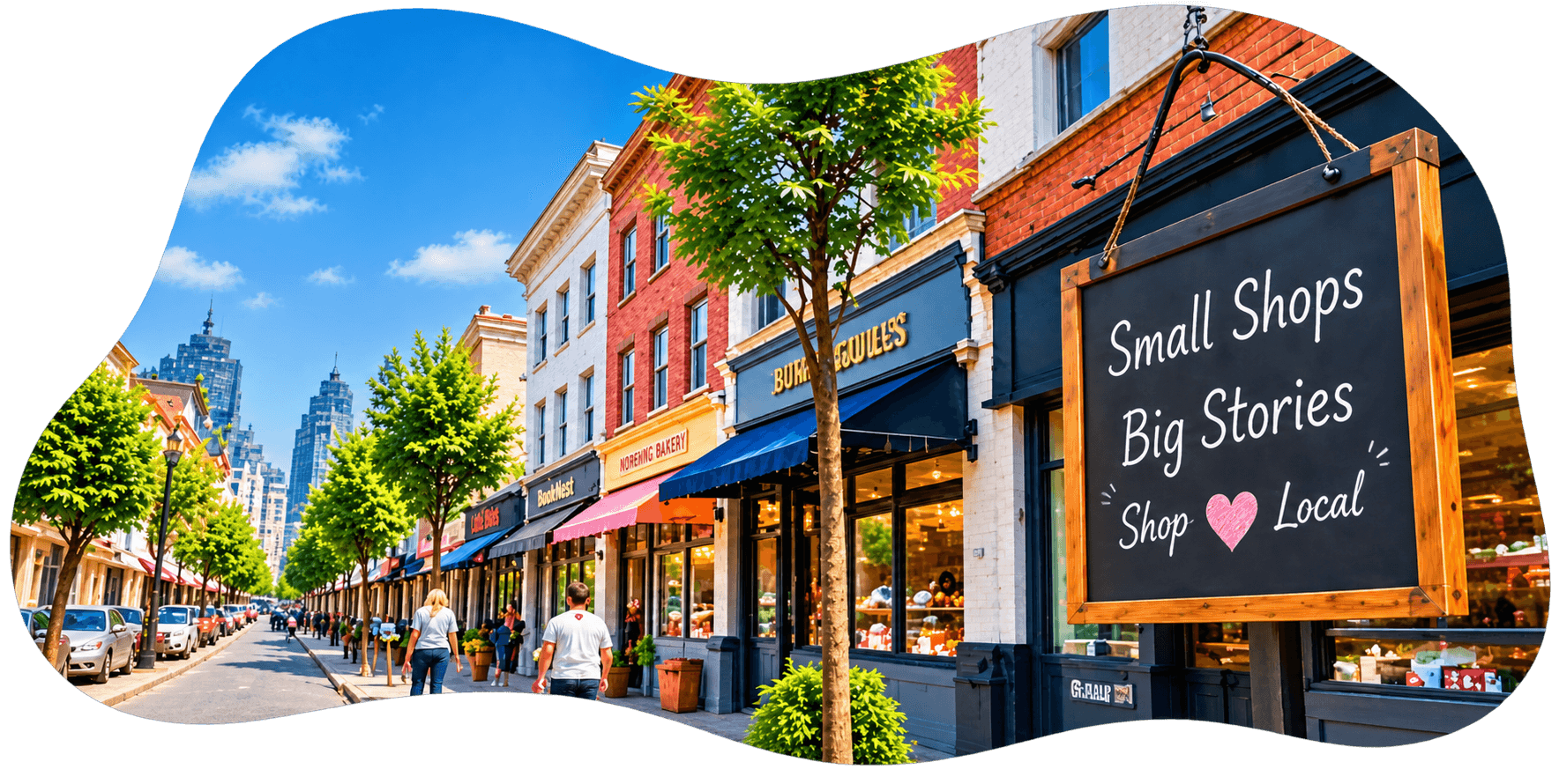 Local high street shops and community stories